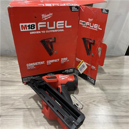 AS-IS Milwaukee FUEL 18-Volt Lithium-Ion Brushless Cordless Gen II 15-Gauge Angled Finish Nailer (Tool-Only)