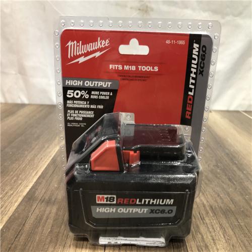 NEW- Milwaukee M18 18-Volt Lithium-Ion High Output Battery Pack 6.0Ah