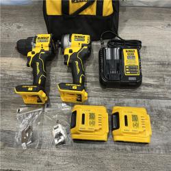 AS-IS DEWALT ATOMIC 20-Volt MAX Lithium-Ion Cordless Combo Kit