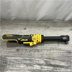AS-IS DEWALT ATOMIC 20V MAX 3/8 in. Extended Reach Cordless Ratchet (Tool Only)