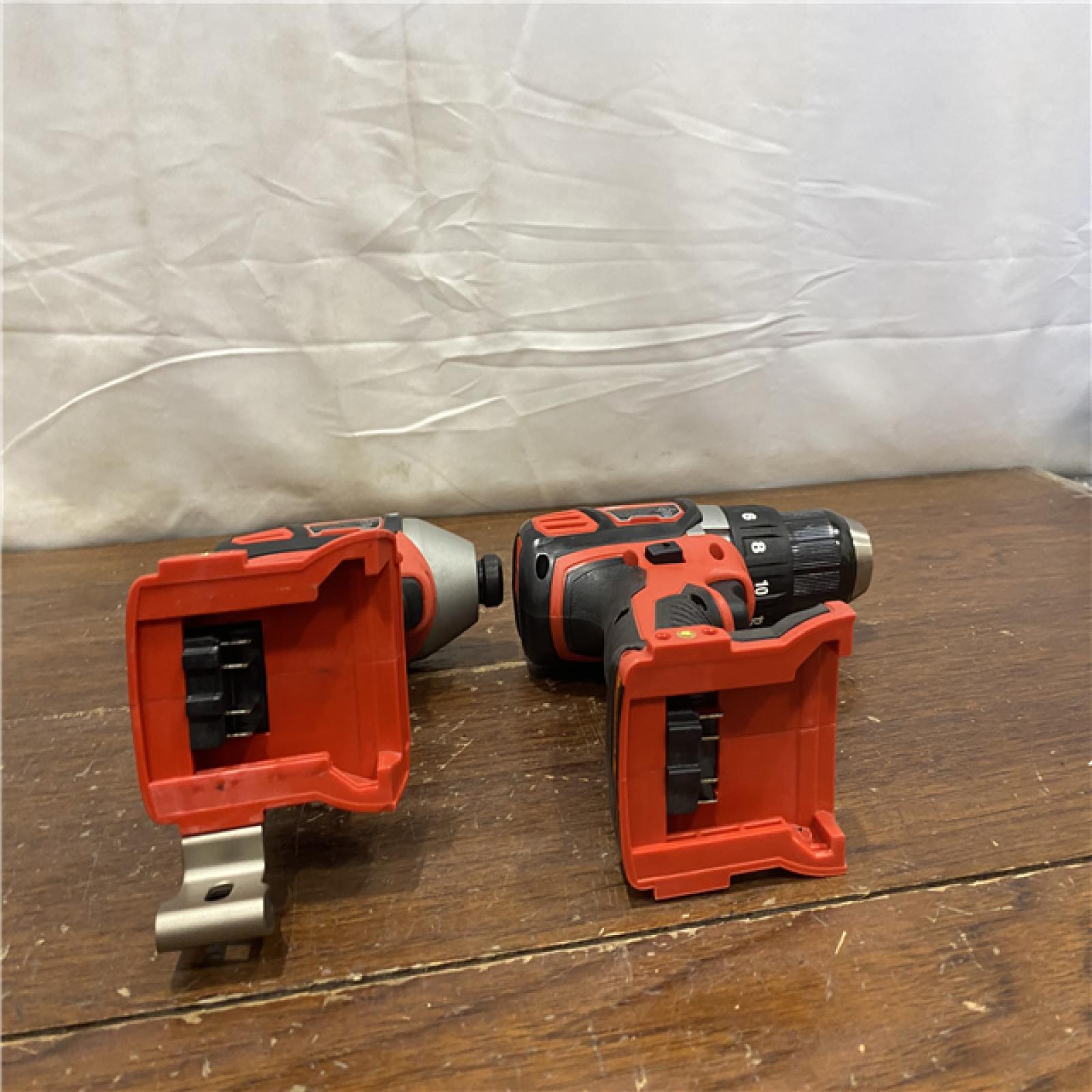 AS-IS Milwaukee M18 18V Cordless Brushed 2 Tool Drill/Driver and Impact Driver Kit