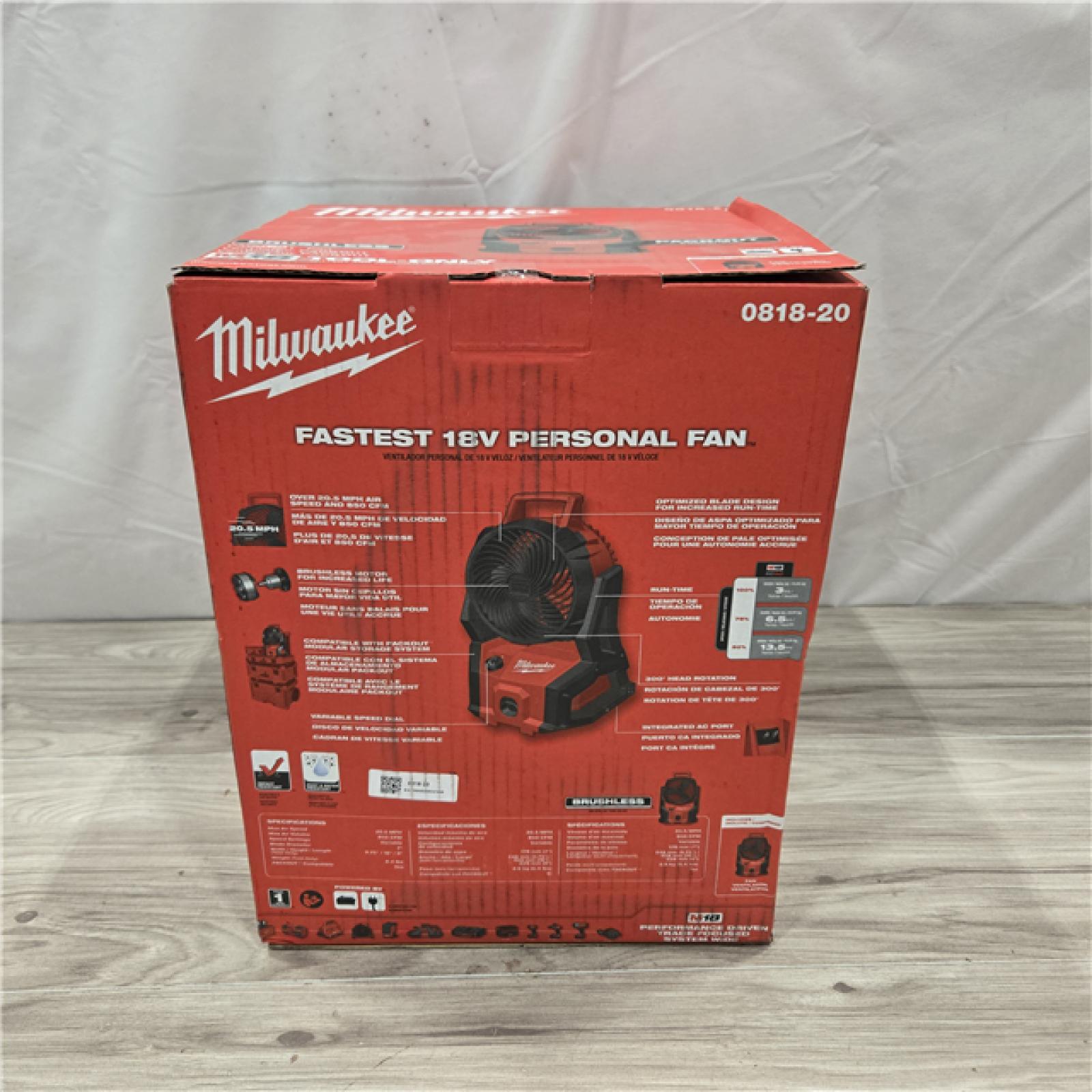NEW! - Milwaukee M18 16 in. Personal Fan (Tool-Only)