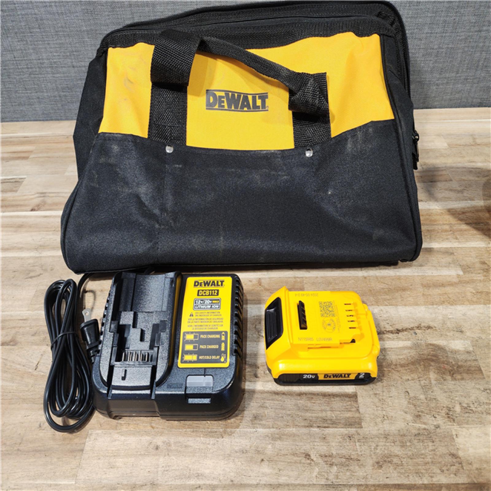 HOUSTON LOCATION - AS-IS DEWALT 20V MAX XR Lithium-Ion Cordless 18-Gauge Narrow Crown Stapler Kit