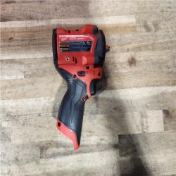 HOUSTON LOCATION - AS-IS (APPEARS LIKE NEW) Milwaukee FUEL 12V Li-Ion Brushless Cordless Stubby 3/8 in. Impact Wrench Kit
