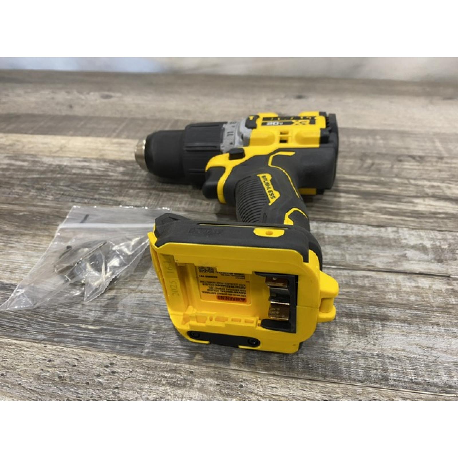 AS-IS DEWALT 20V XR Brushless Cordless 1/2 in. Hammer Drill (Tool-Only)