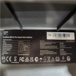 Phoenix NEW EcoFlow DELTA Pro Smart Extra Battery 3600Wh, EFD500-EB
