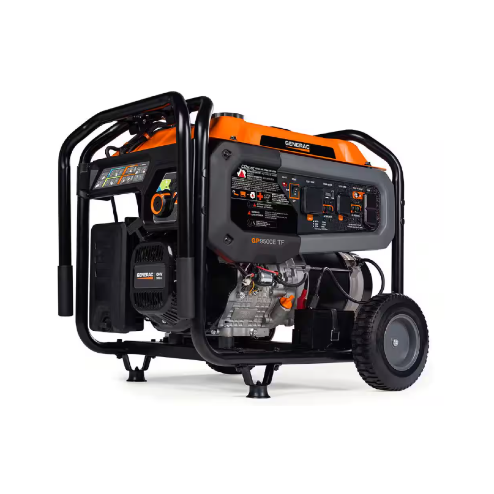 DALLAS LOCATION-AS-IS GENERAC 12 500/9500-Watt Electric Start Tri Fuel Portable Generator