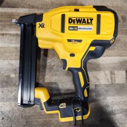 HOUSTON LOCATION - AS-IS DeWALT DCN681D1 20V MAX 18ga Cordless Brushless Narrow Crown Stapler Kit w/ BATTERY & CHARGER