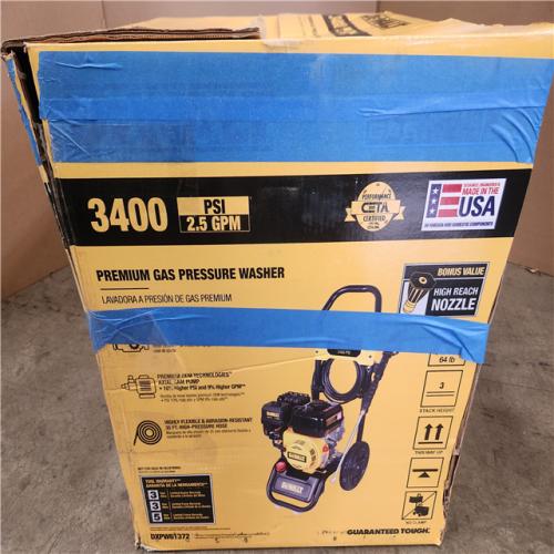 Phoenix NEW DEWALT 3400 PSI 2.5 GPM Gas Cold Water Pressure Washer with DeWalt 210 Engine