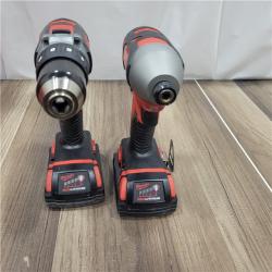 AS-IS MILWAUKEE M12 12V Lithium-Ion Cordless Combo Kit (5-Tool) with Two 1.5Ah Batteries, Charger & Tool Bag