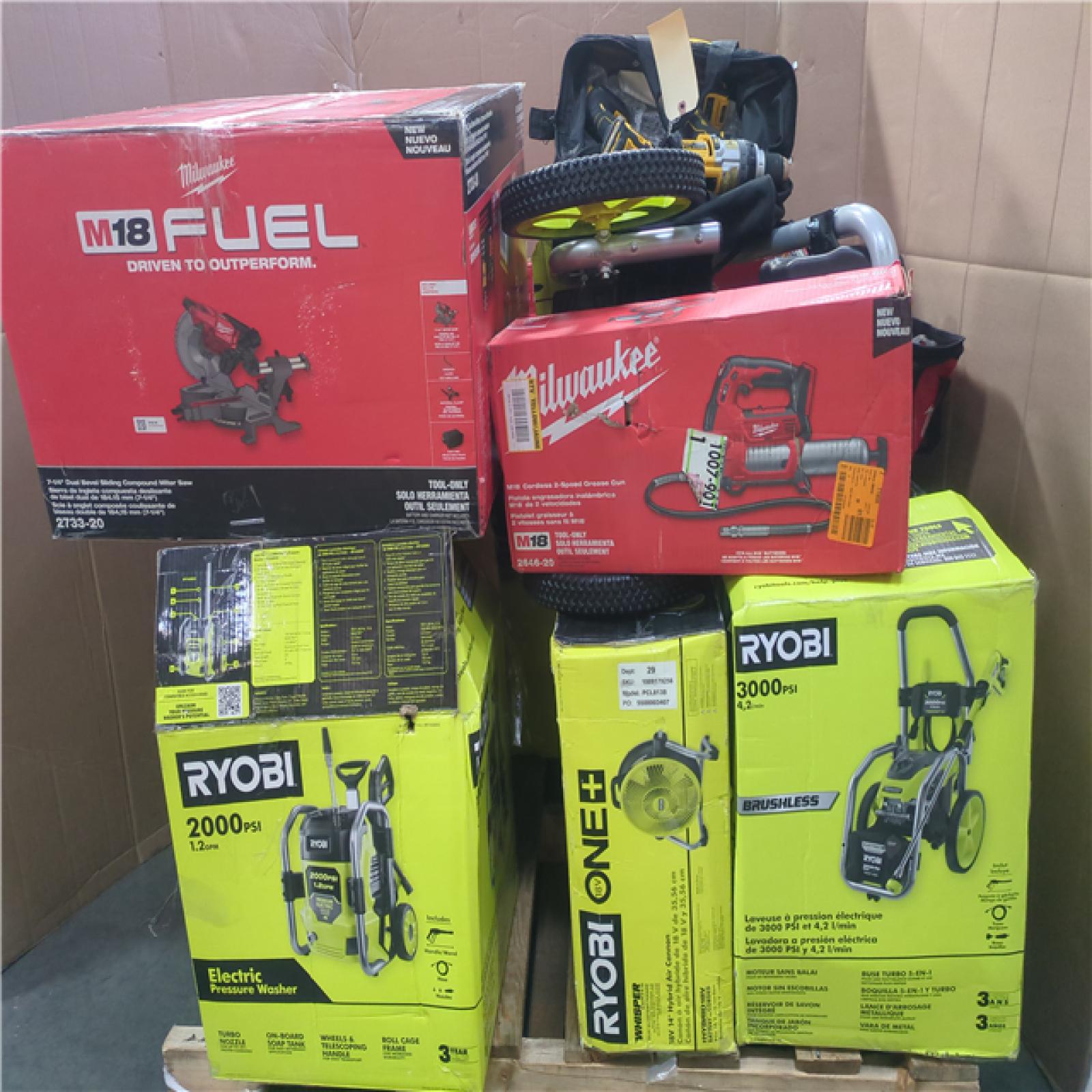 CALIFORNIA AS-IS TOOL PALLET