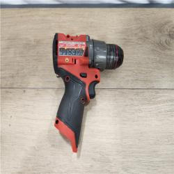 AS-IS- Milwaukee M12 FUEL 12-Volt Lithium-Ion Brushless Cordless 1/2 in. Hammer Drill Kit with 1 Compact 2.0Ah Battery Pack and 1 Charger