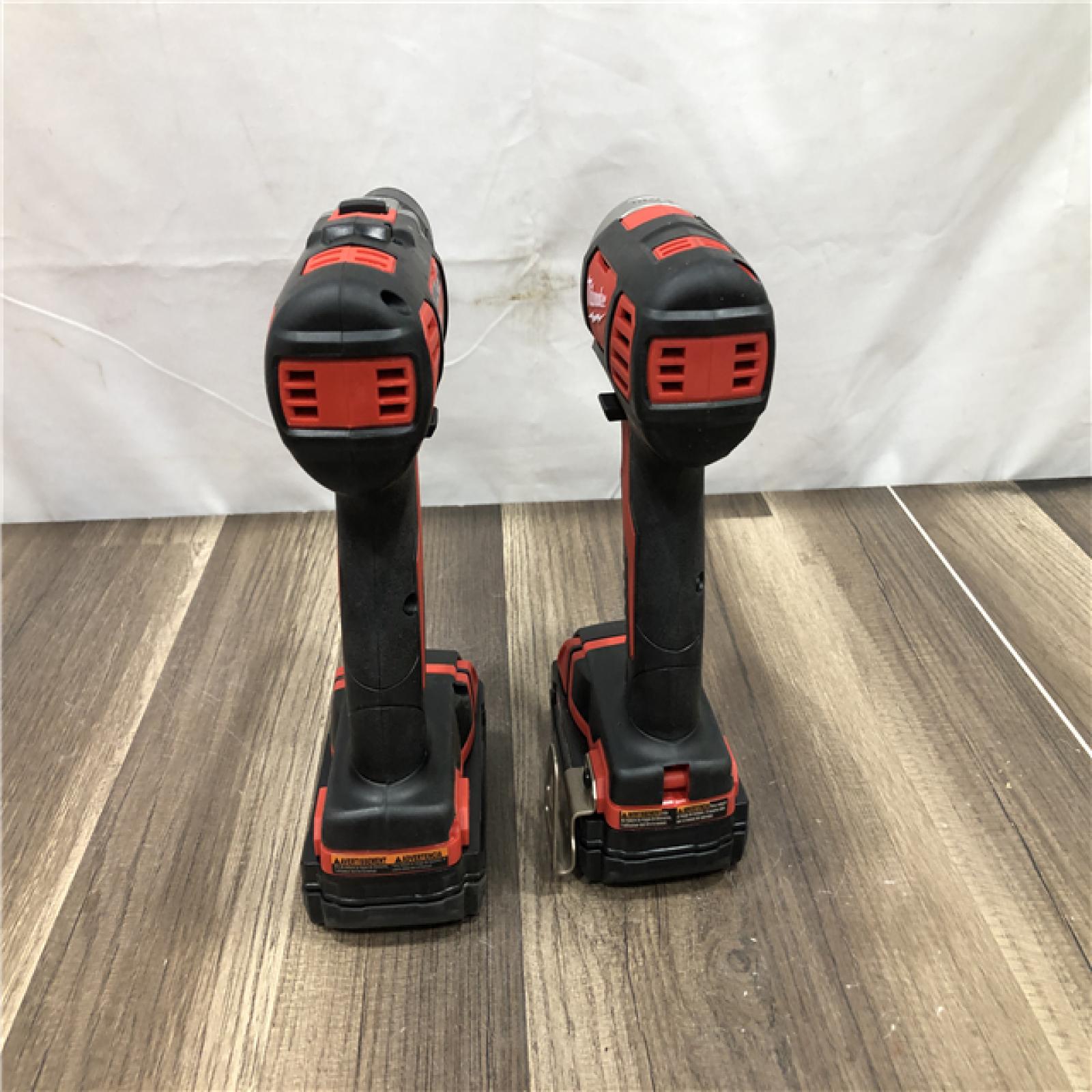 AS-IS Milwaukee 18V Lithium-Ion Cordless Drill Driver/Impact Driver Combo Kit