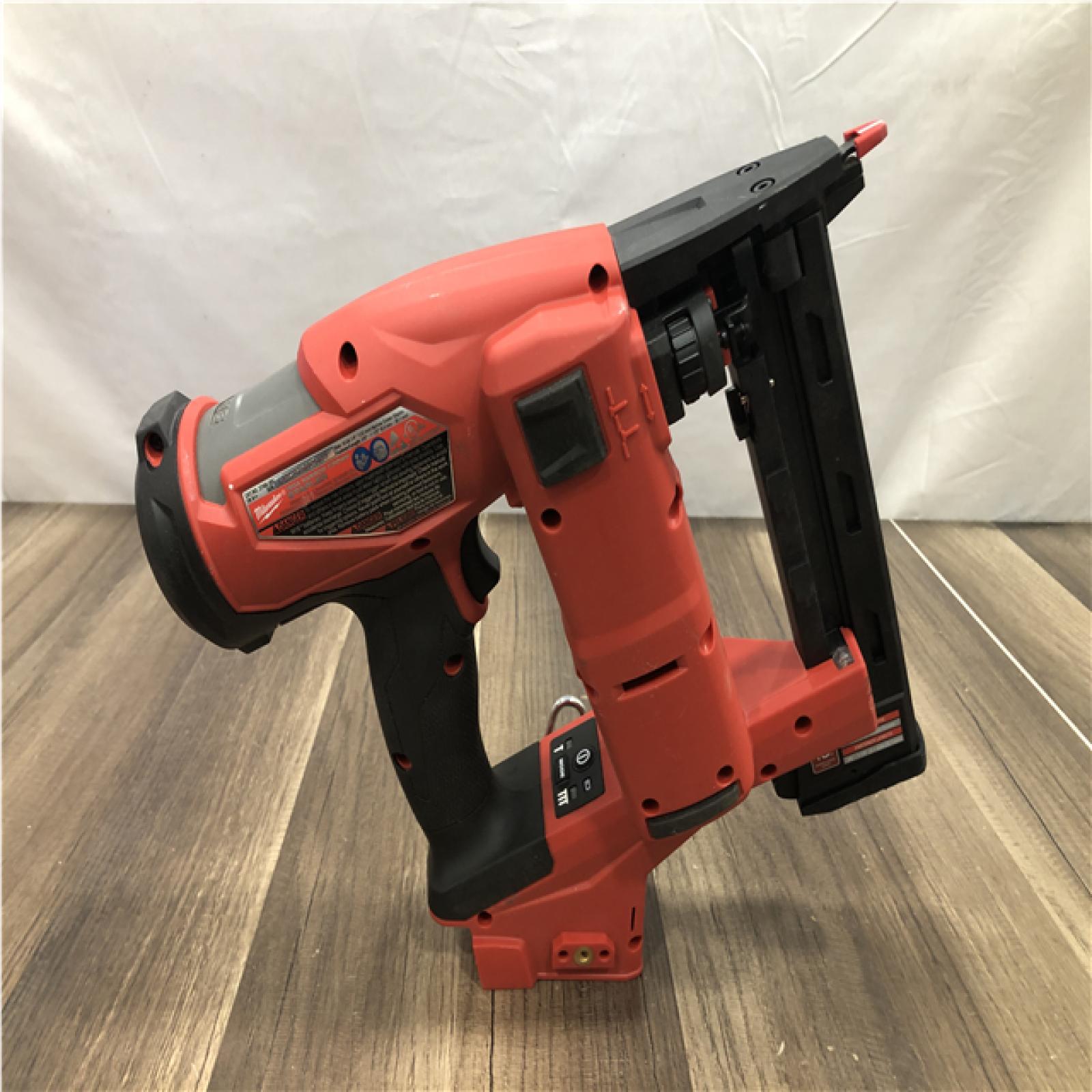 AS-IS Milwaukee FUEL 18-Volt Lithium-Ion Brushless Cordless 18-Gauge 1/4 in. Narrow Crown Stapler (Tool-Only)