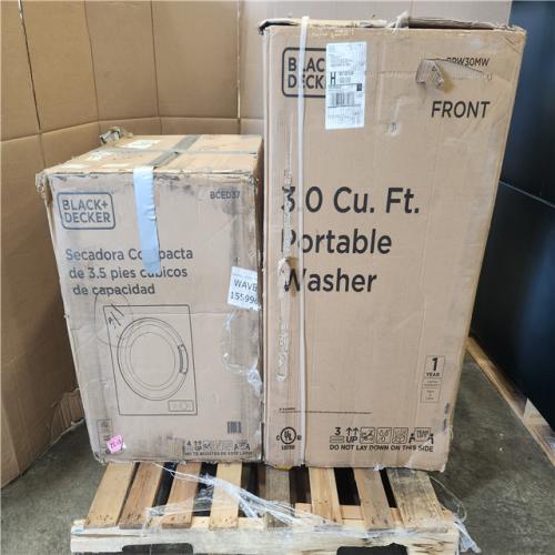 Phoenix AS-IS Black and Decker Combo Washer and Dryer Pallet