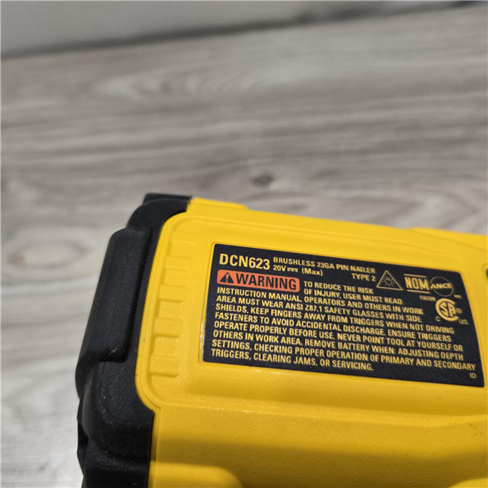 AS-IS DeWalt DCN623D1 20V MAX Atomic Compact Cordless Pin Nailer Kit