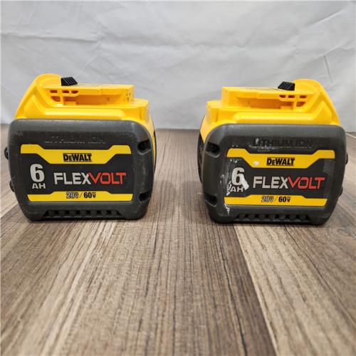AS-IS - DEWALT FLEXVOLT 20-Volt/60-Volt MAX Lithium-Ion 6.0Ah Battery Pack (2-Pack)