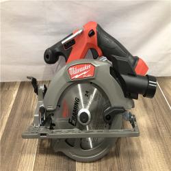 AS-IS Milwaukee FUEL 18V Lithium-Ion Brushless Cordless 6-1/2 in. Circular Saw (Tool-Only)