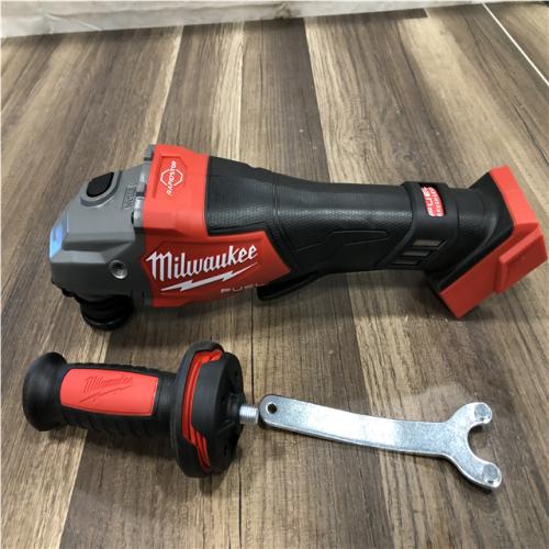 AS-IS Milwaukee FUEL 18-Volt Lithium-Ion Brushless Cordless 4-1/2 in./6 in. Braking Grinder with Paddle Switch (Tool-Only)