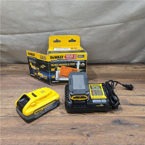 GOOD DEWALT DCBP315-2C 20V MAX 5.0Ah & 1.7Ah + Chgr