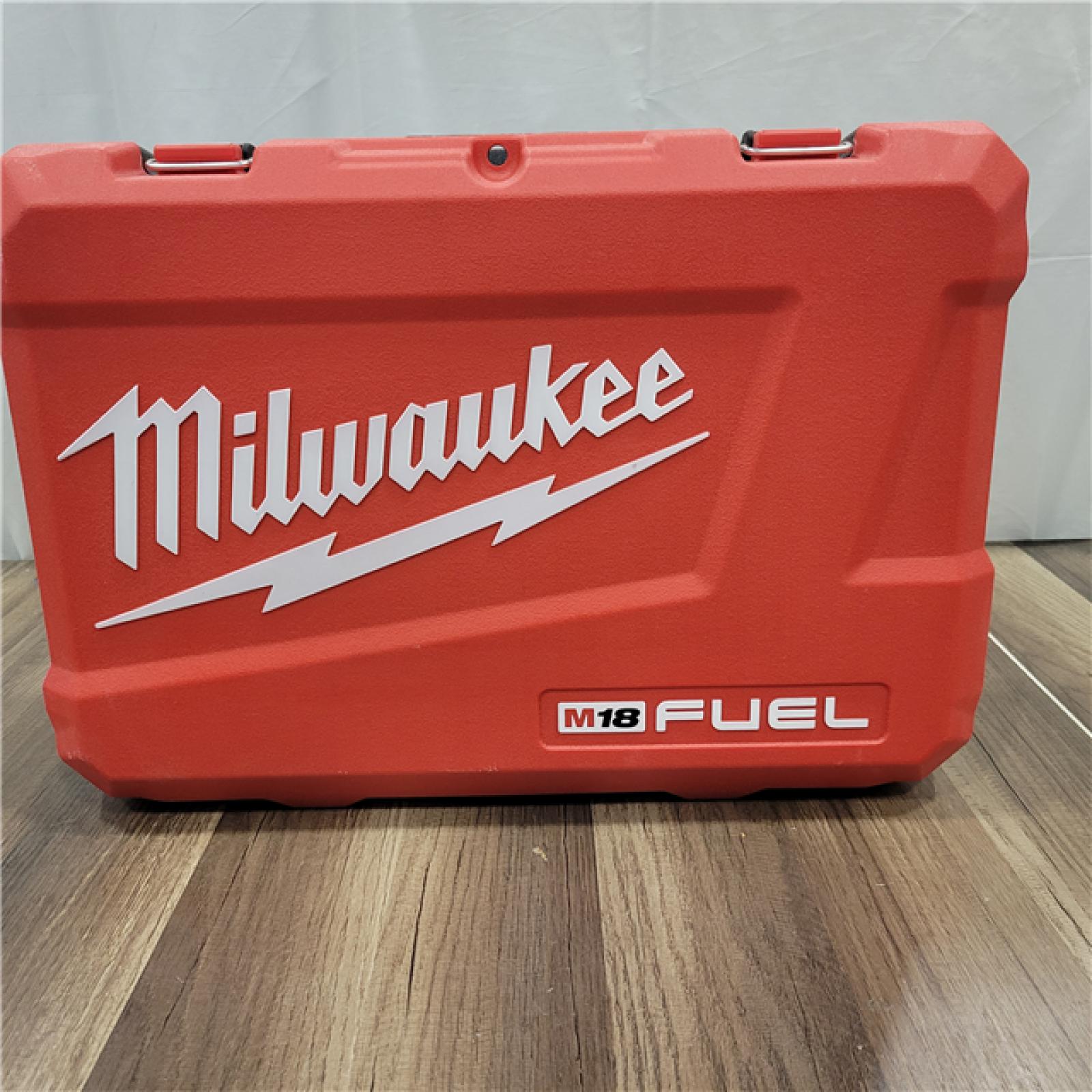AS-IS MILWAUKEE M18 FUEL 18V Lithium-Ion Brushless Cordless Hammer Drill and Impact Driver Combo Kit (2-Tool) with 2 Batteries