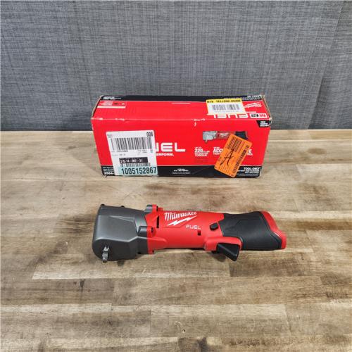 HOUSTON LOCATION - AS-IS (APPEARS LIKE NEW) Milwaukee 2564-20 M12 FUEL 12-Volt Lithium-Ion Brushless Cordless 3/8 in. Right Angle Impact Wrench (TOOL ONLY)