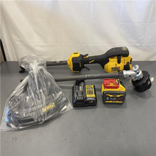 AS-IS - DEWALT FLEXVOLT 60V MAX 17 in. Cordless Battery Powered Attachment Capable Trimmer Kit