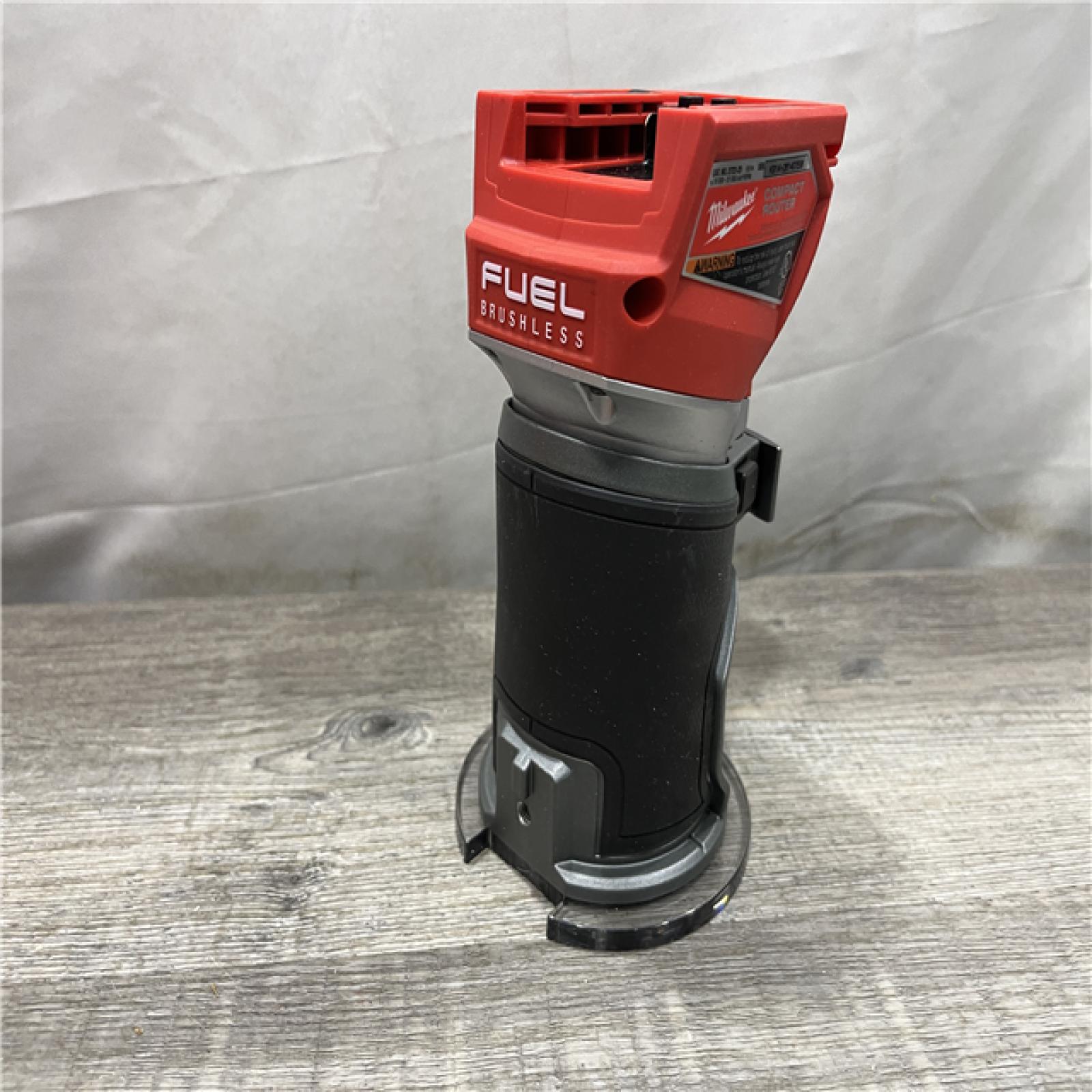 AS-IS Milwaukee FUEL 18V Lithium-Ion Brushless Cordless Compact Router (Tool-Only)
