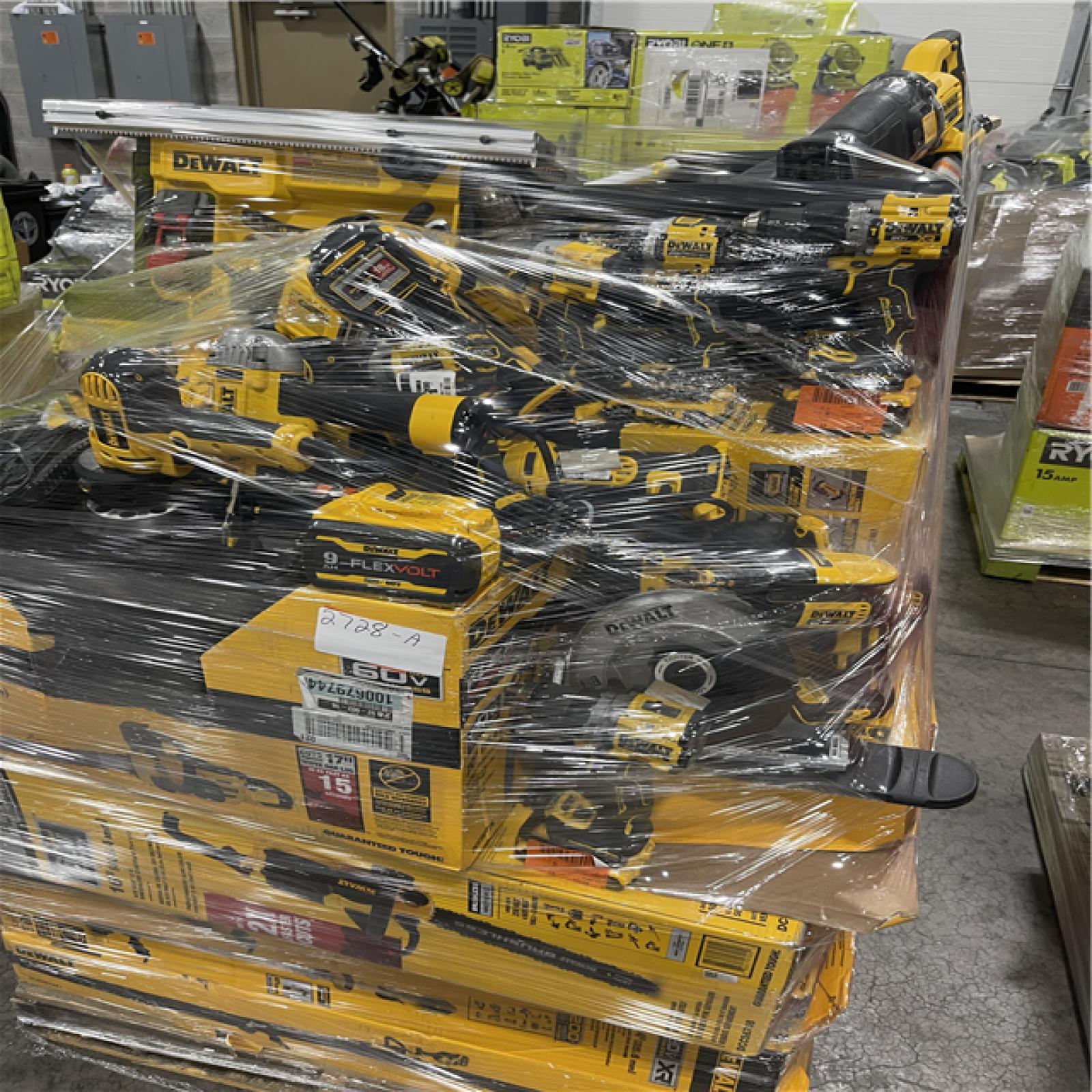Pittston Location As-Is Power Tools Partial Truckload (12 pallets) 2728-A