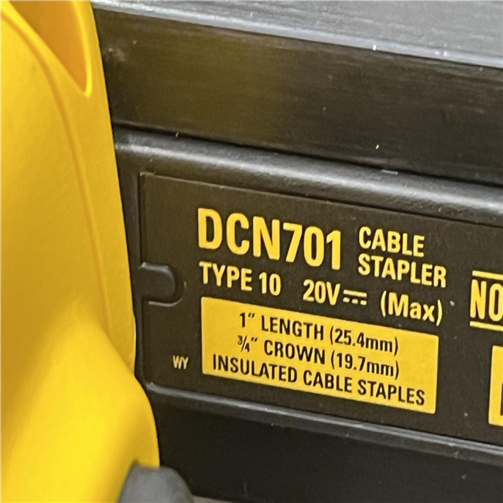 AS-IS DEWALT 20V MAX Lithium-Ion Cordless Cable Stapler Kit