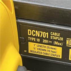AS-IS DEWALT 20V MAX Lithium-Ion Cordless Cable Stapler Kit