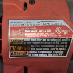 AS-IS Milwaukee FUEL 18V Lithium-Ion Brushless Cordless Hammer Drill and Impact Driver Combo Kit