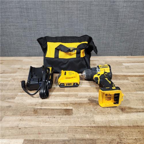 HOUSTON LOCATION - AS - IS DEWALT Atomic 20V Lithium-Ion Cordless Compact 1/2 in. Drill/Driver Kit