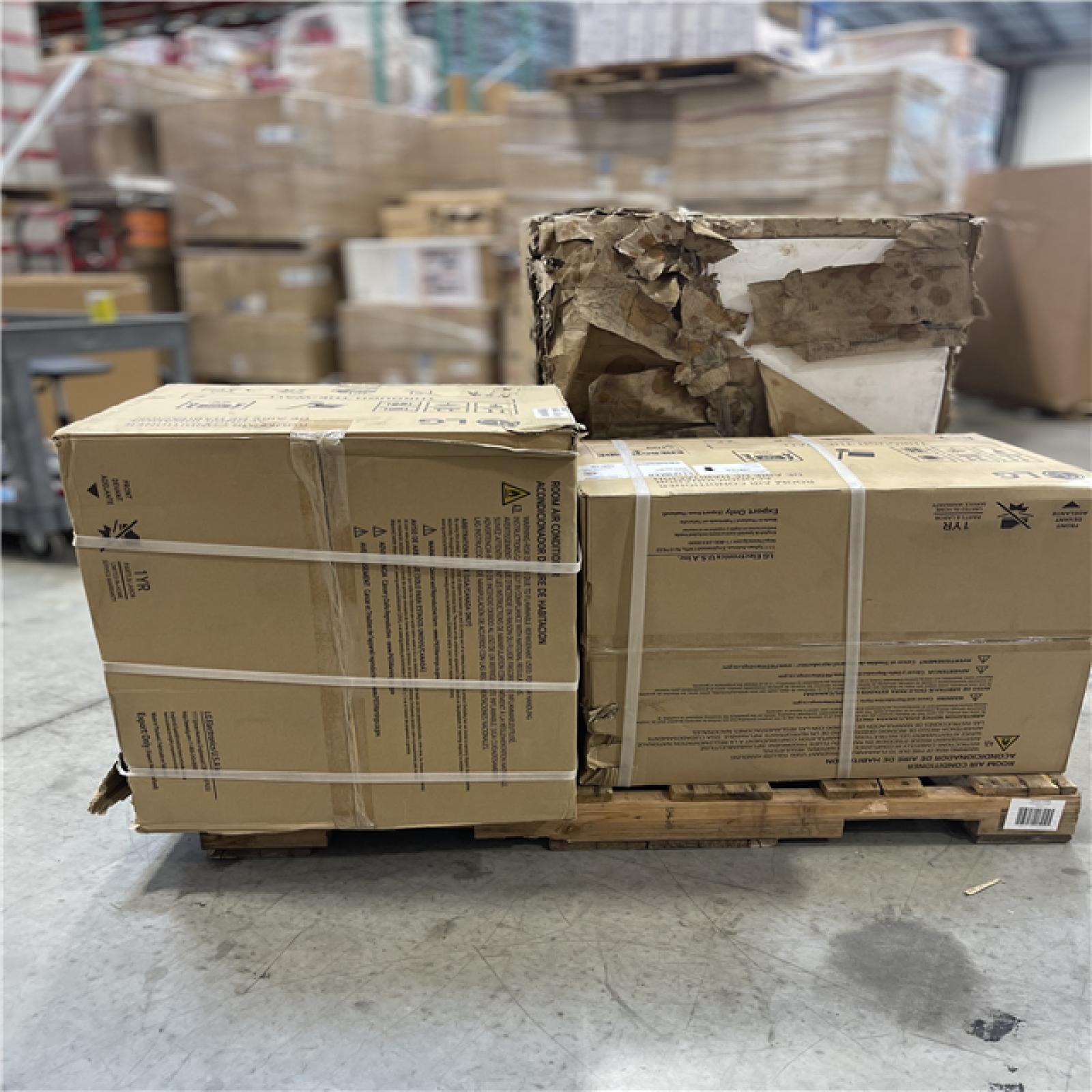 DALLAS LOCATION-AS IS LG 11 800 BTU 230V WALL AIR CONDITIONER PALLET (5 UNITS)
