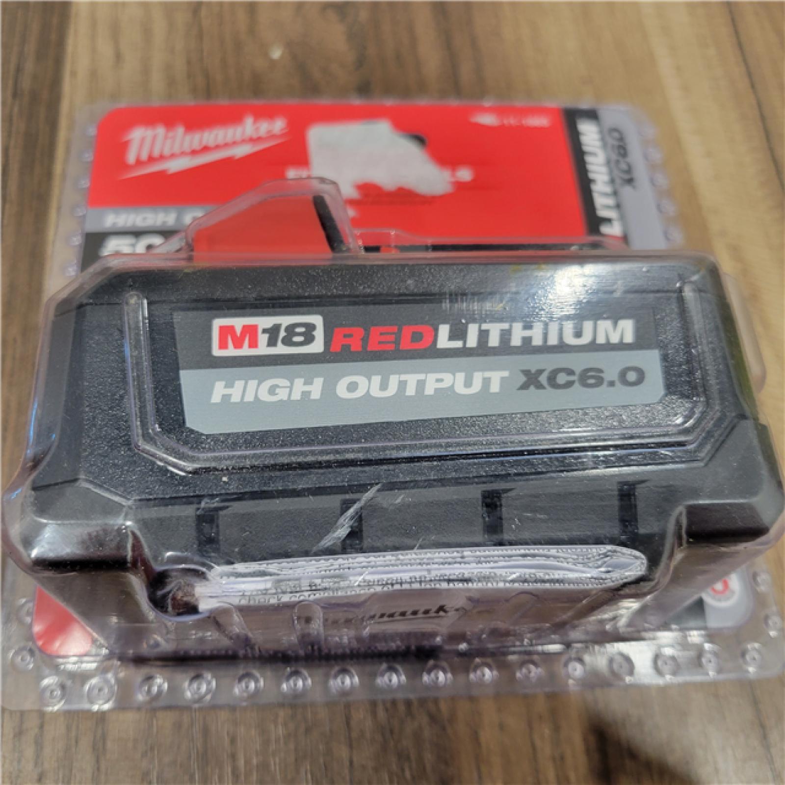 NEW! Milwaukee M18 18-Volt Lithium-Ion High Output Battery Pack 6.0Ah