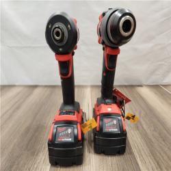 AS-IS- MILWAUKEE FUEL 18V Lithium-Ion Brushless Cordless Hammer Drill and Impact Driver Combo Kit