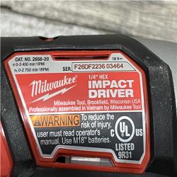 AS-IS Milwaukee 18V Lithium-Ion Cordless Drill Driver/Impact Driver Combo Kit