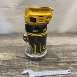 AS-IS DEWALT 20V MAX XR Cordless Brushless Fixed Base Compact Router (Tool Only)