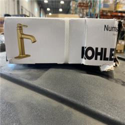 DALLAS LOCATION - KOHLER Numista Single-Handle Single Hole Bathroom Faucet in Vibrant Brushed Moderne Brass