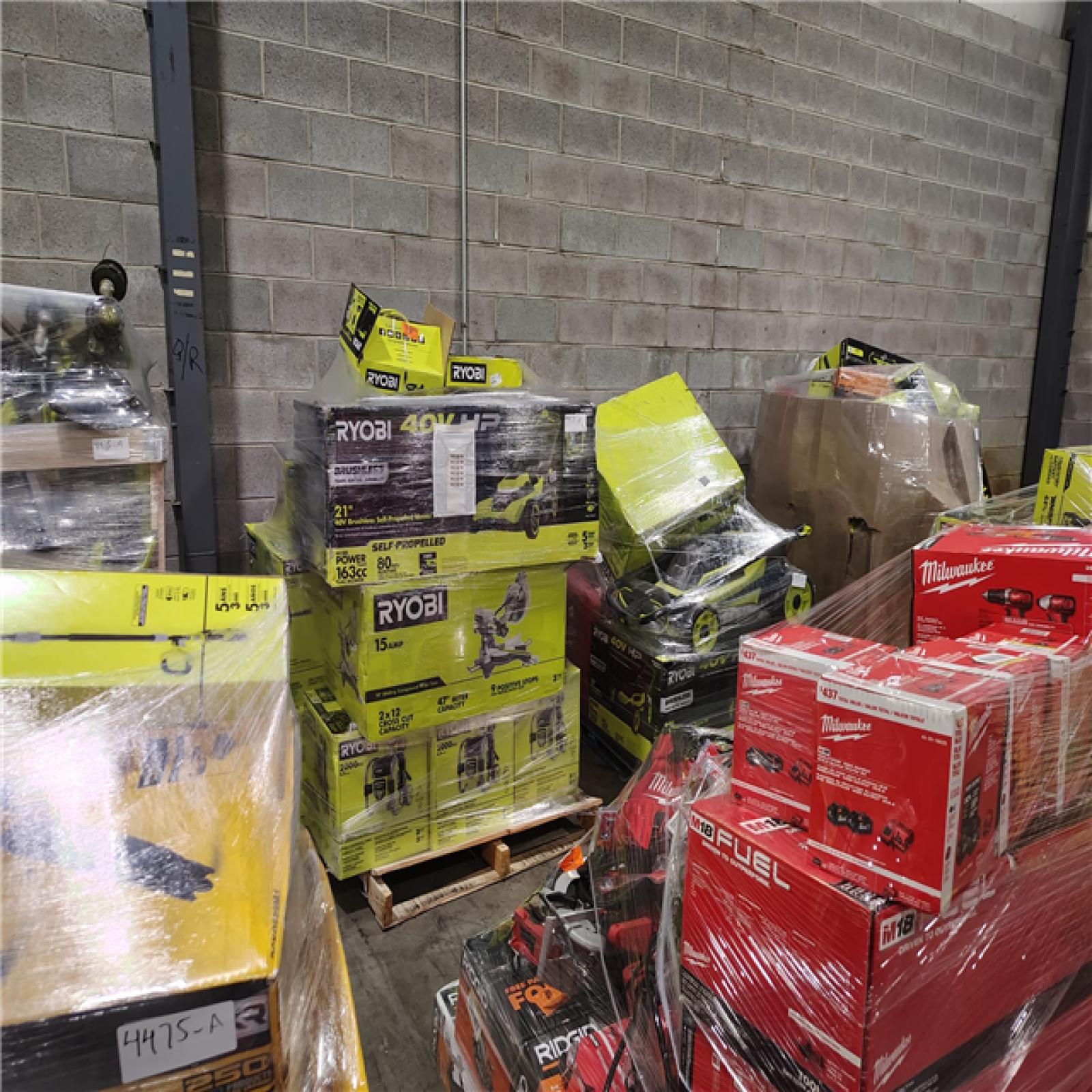 Pittston Location As-Is Power Tools Partial Truckload (10 pallets) 4475-A