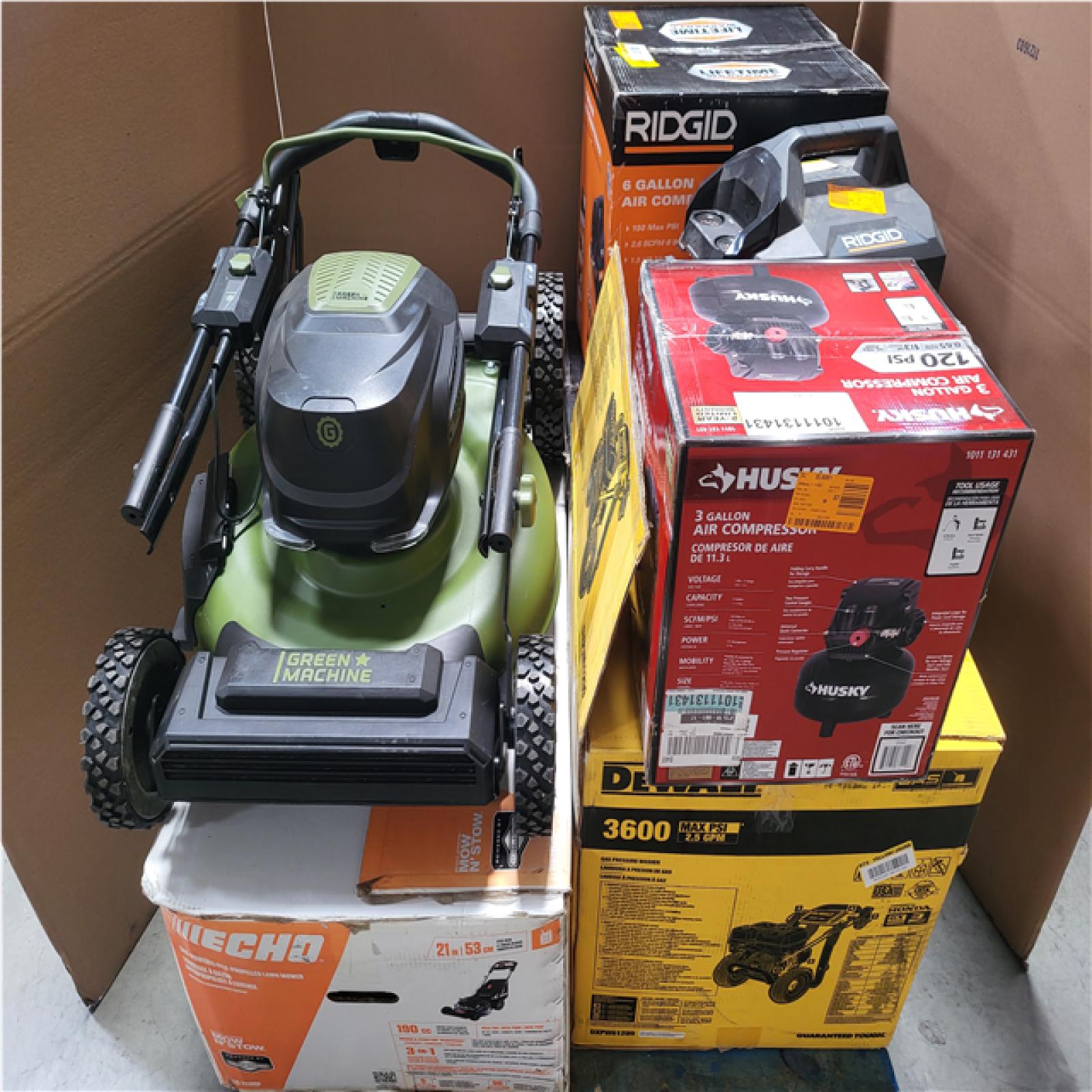 CALIFORNIA AS-IS OUTDOOR POWER EQUIPMENT