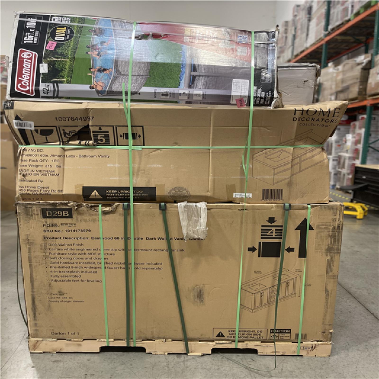 DALLAS LOCATION- AS-IS- HOME IMPROVEMENT PALLET