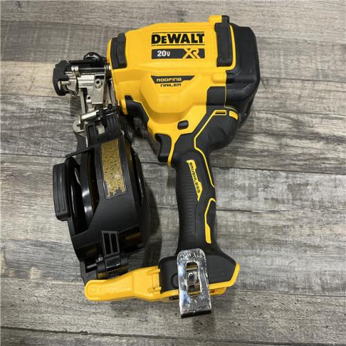 AS-IS DEWALT 20V MAX 15-Degree Electric Cordless Roofing Nailer (Tool Only)