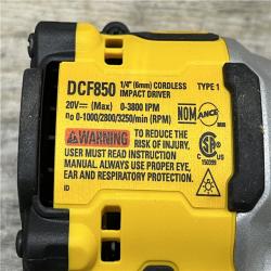 AS-IS DEWALT ATOMIC 20V MAX Lithium-Ion Cordless 1/4 in. Brushless Impact Driver Kit
