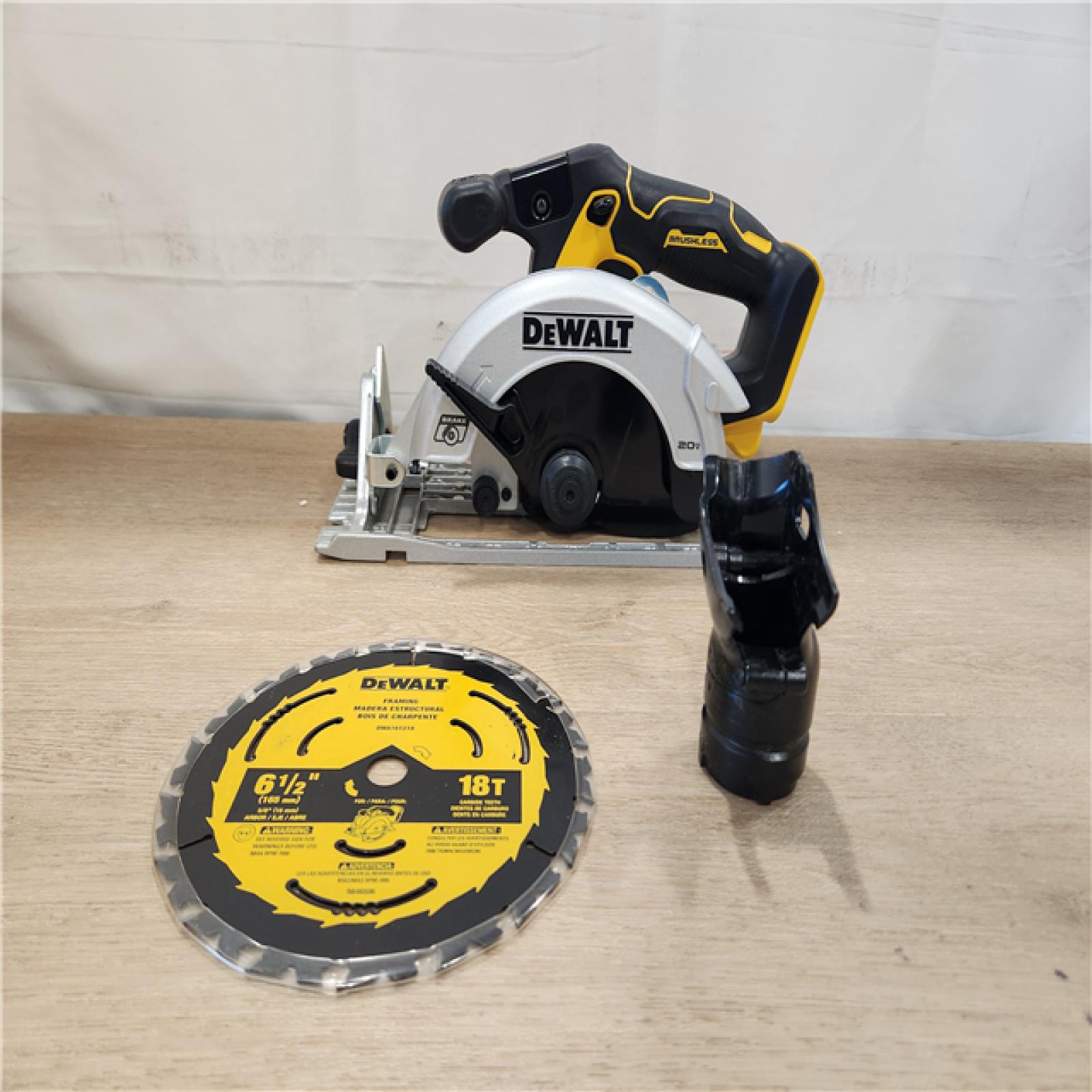 AS-IS- DeWALT DCS565B 20V Max Brushless 6.5   Cordless Circular Saw