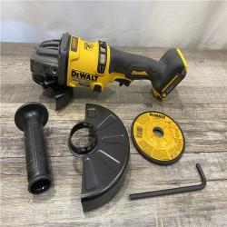 AS-IS DEWALT 60V MAX Cordless Brushless 4.5 in. to 6 in. Small Angle Grinder with Kickback Brake (Tool Only)