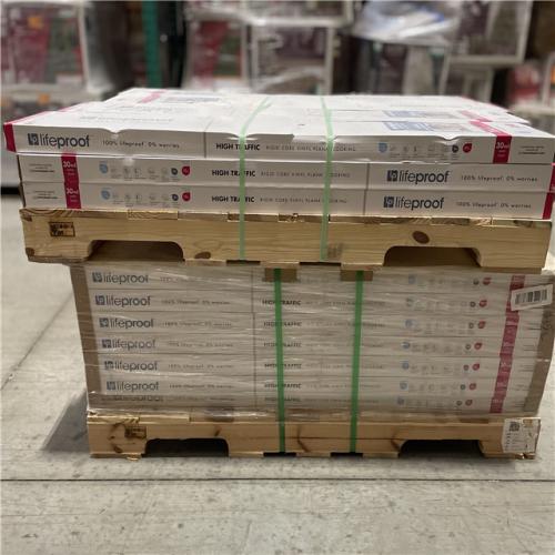 DALLAS LOCATION- LIFEPROOF Vesinet Oak 30 MIL x 8.7 in. W x 48 in. Vinyl Plank Flooring Pallet (33 Units)