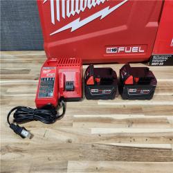 HOUSTON LOCATION - AS-IS (APPEARS LIKE NEW) Milwaukee FUEL 18V Lithium-Ion Brushless Cordless Hammer Drill and Impact Driver Combo Kit