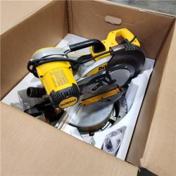 As-Is- DeWalt 15 Amp Corded 12 in. Compound Double Bevel Miter Saw