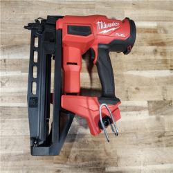 HOUSTON LOCATION - AS-IS (APPEARS LIKE NEW) Milwaukee FUEL 18-Volt Lithium-Ion Brushless Cordless Gen ll 16-Gauge Straight Finish Nailer (Tool Only)
